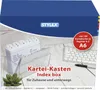 Toppoint® 49972 Kartotéka plastová -A6, priehľadná Náhľad obrázku produktu 1