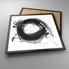 Gerahmtes Poster - Schwarzer Rahmen - Abstraktion Rad Produktbild-Vorschau 3