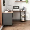 Biurko narożne komputerowe narożne rustykalne loft vintage Podgląd zdjęcia produktu 4