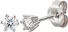 Orolino Ohrringe 750/- Gold 0,4cm weiß Brillant weiß Produktbild-Vorschau 1