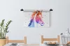 MuchoWow® Wandteppich Wandbehang Pferd - Rosa - Lila - Produktbild-Vorschau 3