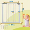 Bettizia Türschutzgitter Automatisch schließend 76-83 cm Produktbild-Vorschau 2