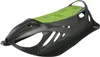A black and green sled on a white background. Podgląd zdjęcia produktu