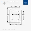 Villeroy & Boch Venticello toiletbril, Slimseat-lijn, Productafbeelding-voorbeeld 13
