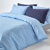 HOMESCAPES Bettwäsche blau Fadendichte 200, 135 x 200 cm Produktbild-Vorschau 5