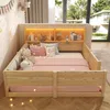 Flachbett, Gitterbett, 140 x 200 cm, Kinderbett mit Gitter, Produktbild-Vorschau 4