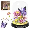 Vlinder, bloemenboeket, bouwstenen, bouwset, creatieve Productafbeelding-voorbeeld 2