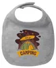 Huuraa Baby Lätzchen let´s go camping Zelt Heather Grey Produktbild-Vorschau 1