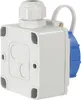 Wandsteckdose gerade 16A 230V IP68 2P+PE schuko wasserdicht Produktbild-Vorschau 4