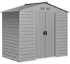 Outsunny Verzinkter Stahl Gerätehaus 2,43㎡ 213x131x192cm Produktbild-Vorschau 1
