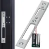 A product shot of a door lock strike plate, with a close-up of the product on the left and a separate shot of the strike plate on the right. Produktbild-Vorschau