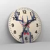Wanduhr - Rund - Glasuhr - Charakter Hirsch Illustration Produktbild-Vorschau 4