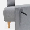 sweeek - Divano a 2 posti con rivestimento in tessuto, Anteprima dell’immagine prodotto 8