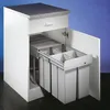 WESCO 757711-85 Wbudowany kosz na śmieciQuartett 40 DT, Podgląd zdjęcia produktu 1