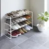 Yamazaki Schuhregal mit 3 Ablagen weiß ausziehbar Produktbild-Vorschau 11
