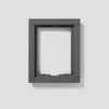 SIED Kombi-Rahmen KR611-1/1-0DG Dunkelgrau-Glimmer 38728 Produktbild-Vorschau 4