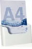 DIN A4 Prospekthalter / weiss Produktbild-Vorschau 2
