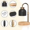 A collage of images showing a candle warmer lamp and its components. Náhled obrázku produktu