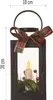 LED Deko – Weihnachtslaterne mit Kerze, schwarz, 20 cm, 3x AAA, Innen, Vintage Produktbild-Vorschau