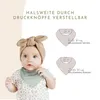 Musselin Halstücher Set 4 Stück Größe M Dreieckstücher Produktbild-Vorschau 5