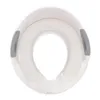A white toilet seat with gray handles on a white background. Náhľad obrázku produktu