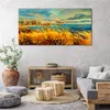Coloray Bild aus Leinwand 140x70 Leinwand Dekoration - Feld Produktbild-Vorschau 4