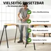 2x Arbeitsbock klappbar bis 1000 kg Stahl pulverbeschichtet Produktbild-Vorschau 4