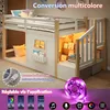 Hochbett 90x200, Kiefernholz, Fenster, Aufbewahrungsleiter, Produktbild-Vorschau 10