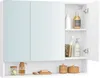 VASAGLE Badezimmerschrank mit 3 Türen, Spiegelschrank, Produktbild-Vorschau 3