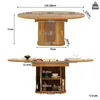 Esstisch 118-158cm ausziehbar Esszimmertisch, Küchentisch, Produktbild-Vorschau 7