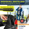 MASKO® Schneeschaufel auf Rädern höhenverstellbar - 5-Fach Produktbild-Vorschau 4