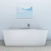 freistehende Badewanne Wanne Acryl F05 170x80cm mit Produktbild-Vorschau 2