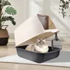 XXL Katzentoilette,Katzenklo mit Deckel,Geruchlose Produktbild-Vorschau 4