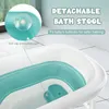Baby Badewanne Faltbar mit Hocker babywanne rutschfeste Produktbild-Vorschau 6