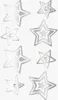 HEYDA 203780668 Stick-On's-Mix Silbersterne 75 x 165 cm Produktbild-Vorschau 1