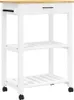 Kuchynský vozík MONZA 60x40x90 cm z masívneho borovicového Náhľad obrázku produktu 1
