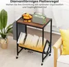 Scaffale per giradischi COSTWAY, scaffale per dischi con Anteprima dell’immagine prodotto 4