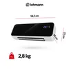 Lehmann Wandheizlüfter mit 2 Leistungsstufen 1000/2000 W | Produktbild-Vorschau 8