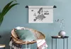 MuchoWow® Wandteppich Wandbehang Eurocard in grauer Produktbild-Vorschau 4