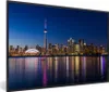 MuchoWow® Gerahmtes Poster Skyline von Toronto mit Produktbild-Vorschau 1