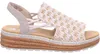 Rieker Damen Keil-Sandaletten Beige Voir les images du produit 40
