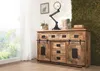 MASSIVMOEBEL24 Sideboard Mango 150x45x90 natur lackiert Produktbild-Vorschau 2