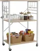Relaxdays 4052025848231, 3 pół., Naturalne drewno, Biały, Podgląd zdjęcia produktu 1