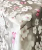 PVC Tischdecke KAYA grau rosa Blüten NEU Wachstuch Produktbild-Vorschau 1