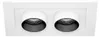 Mini Spot Encastré Led Rectangulaire Oxo 2 Lumières 12 W, Voir les images du produit 2