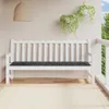 Poduška na zahradní lavici černá károvaná 200x50x4 cm Náhled obrázku produktu 2