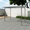 vidaXL Stahl Pavillon Gartenlaube Gartenhaus Laube Produktbild-Vorschau 2