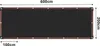 Faziango Schattiernetz 200x600 cm – UV-beständiges Produktbild-Vorschau 2