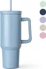 Tumbler 40oz - Thermo Becher mit Strohhalm und Henkel Produktbild-Vorschau 1
