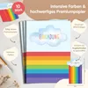 MeinBaby123® 10 Einladungen zum Selberbasteln | Regenbogen Produktbild-Vorschau 3